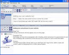 CMS software screen